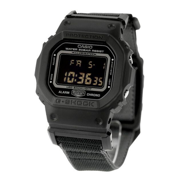 【新品】カシオ CASIO G-SHOCK 腕時計 メンズ DW-5600MNC-1DR NEW CLOTH BANDシリーズ