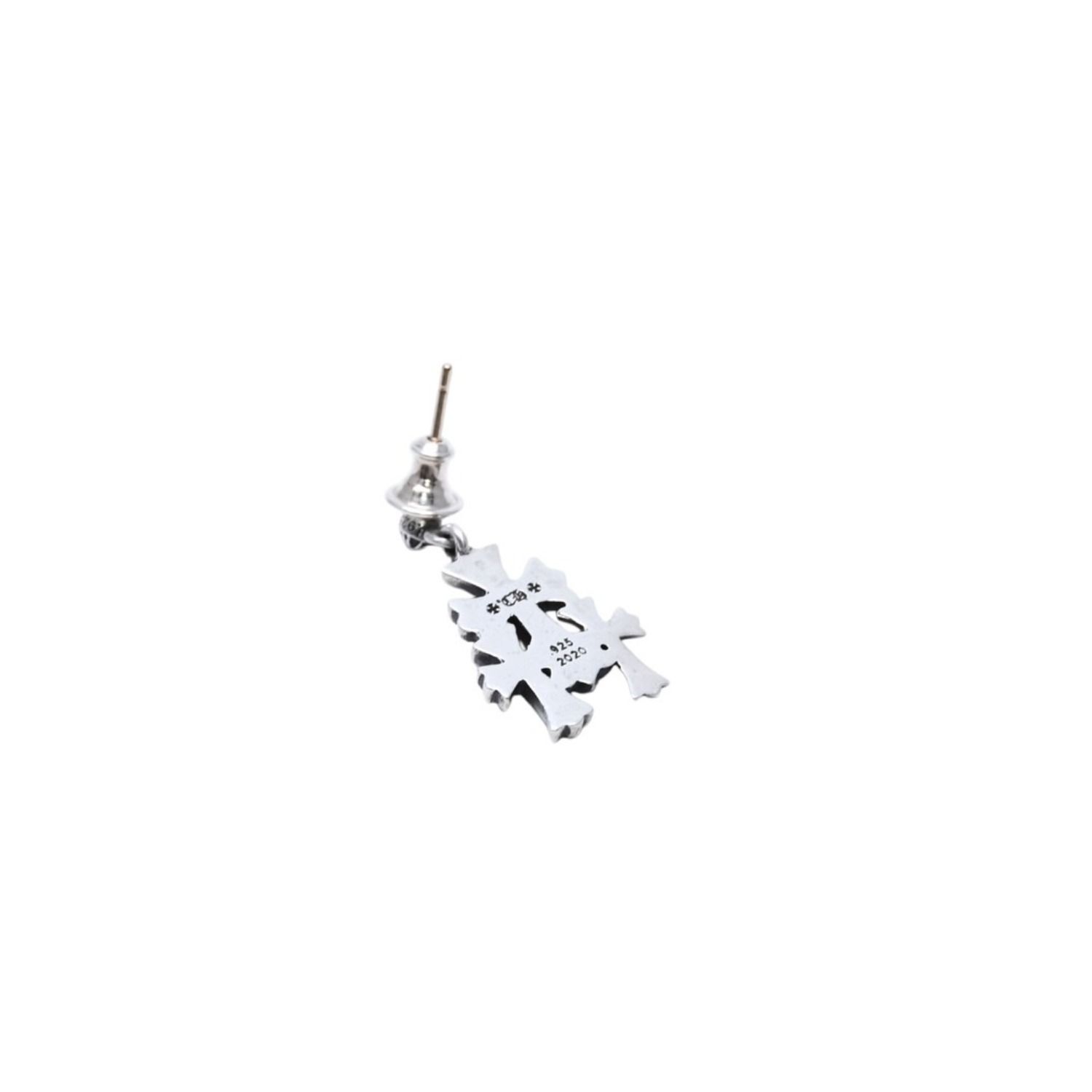 CHROME HEARTS クロムハーツ 3CHクロスドロップピアス CHクロス クロス