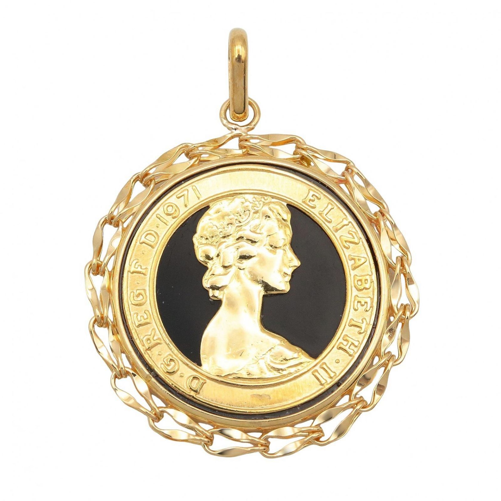 ジュエリー JEWELRY ペンダントトップ エリザベスペンダントトップ K18 4.2g K18（イエローゴールド） エリザベスペンダントトップ レディース Used A