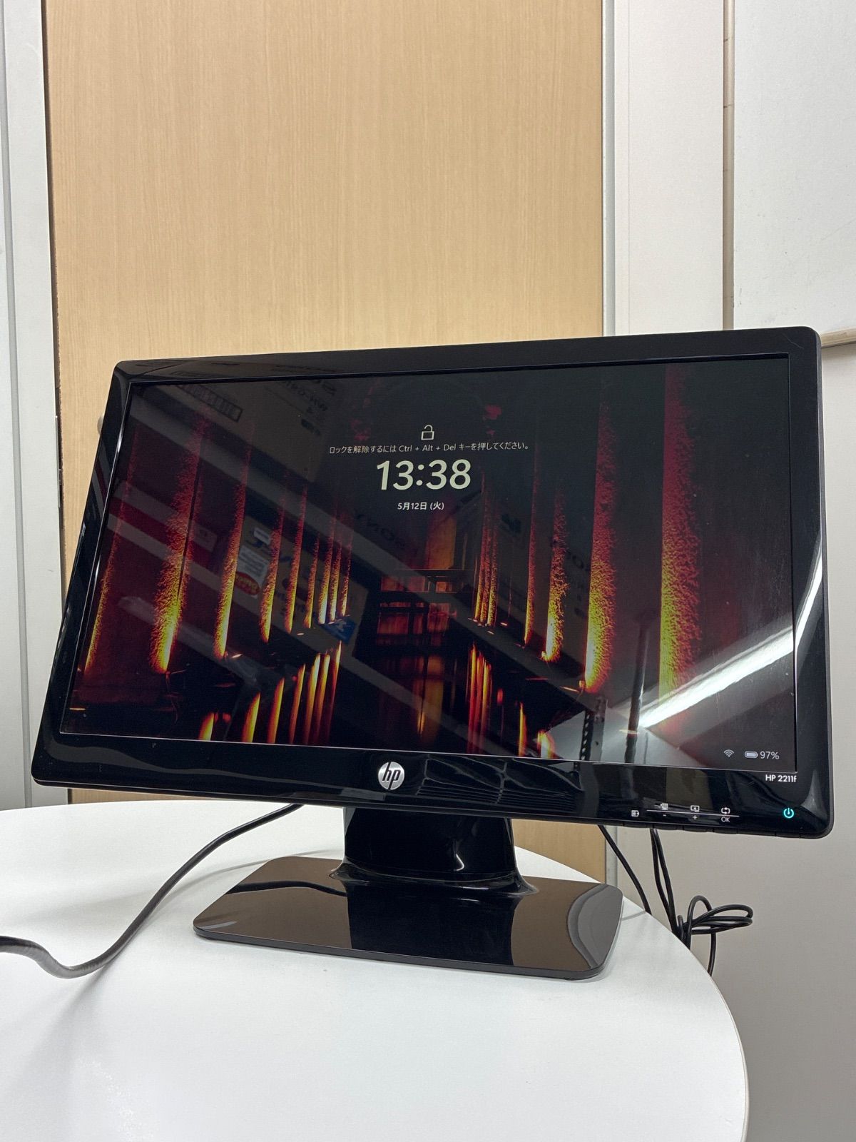 動作品 HP ディスプレイ 目立った傷や汚れなし - メルカリ