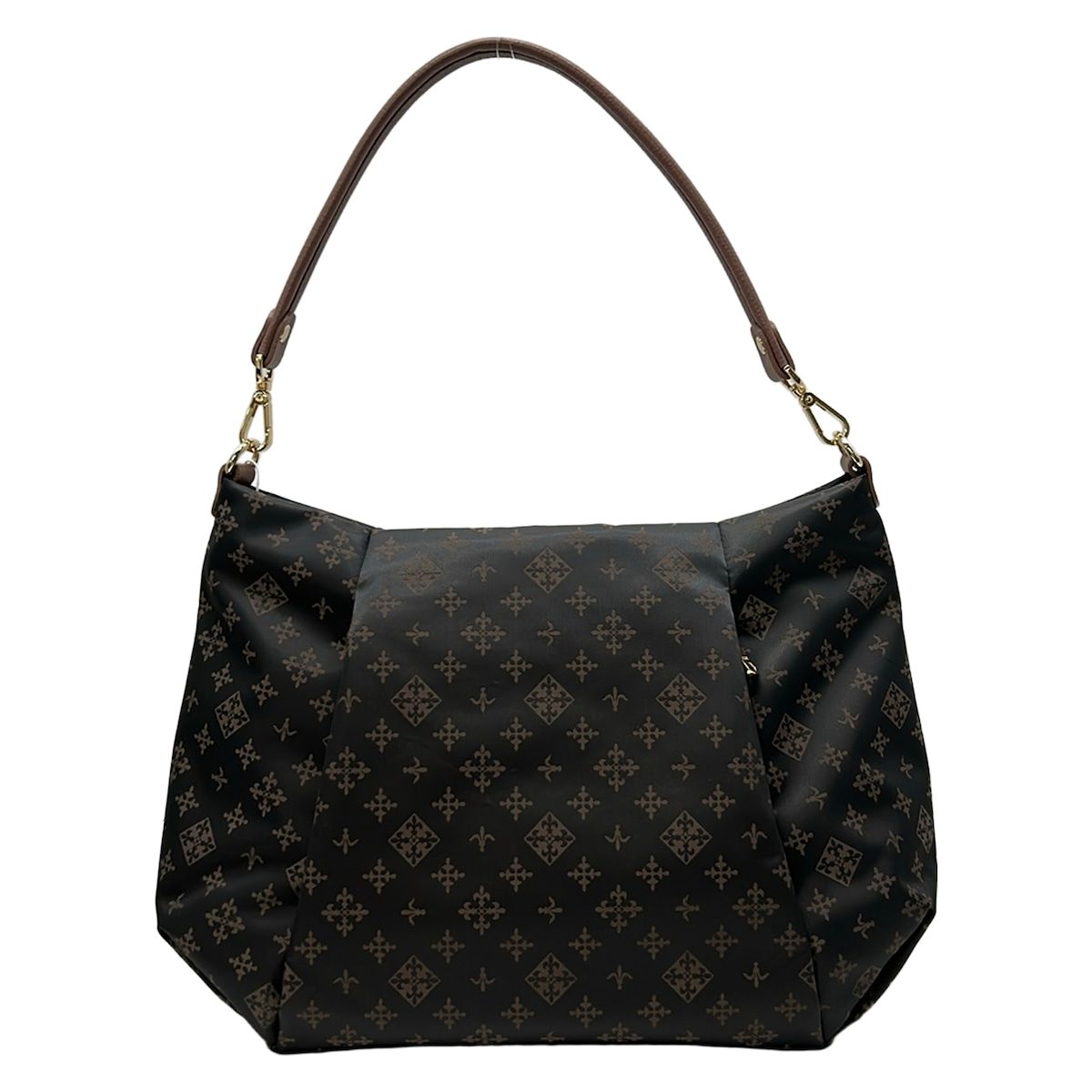 russet(ラシット) ショルダーバッグ - ROZ1049912A0018 ダークグレー×ブラウン×ピンクベージュ ストラップ着脱可 レザー