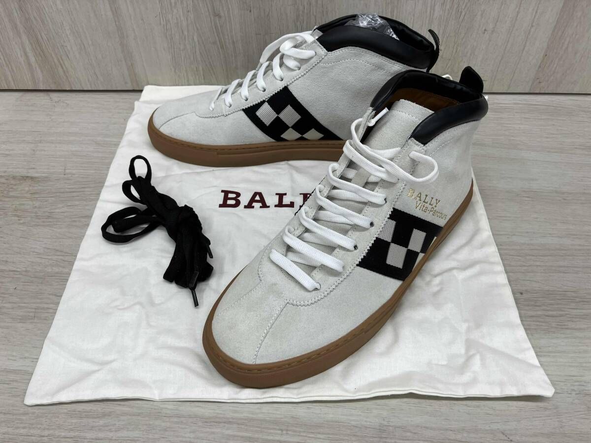 BALLY Vita Parcouts Suede Sneaker Men’s バリー ヴィタ パルクール スエード スニーカー メンズ ハイカット 藤沢大庭店