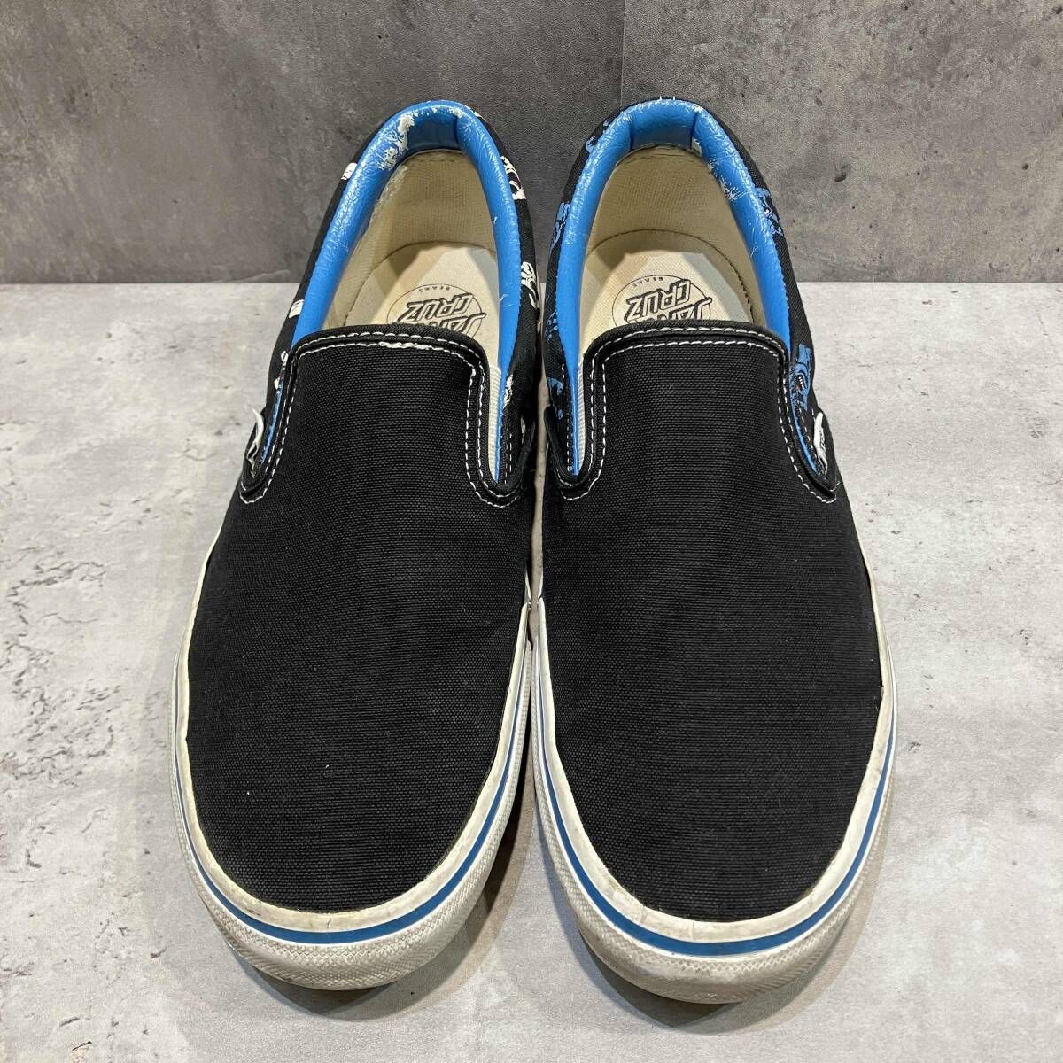 VANS スニーカー SANTACRUZ×JIM PHILLIPS size 28.5 ブラック バンズ×サンタクルーズ×ジムフィリップス