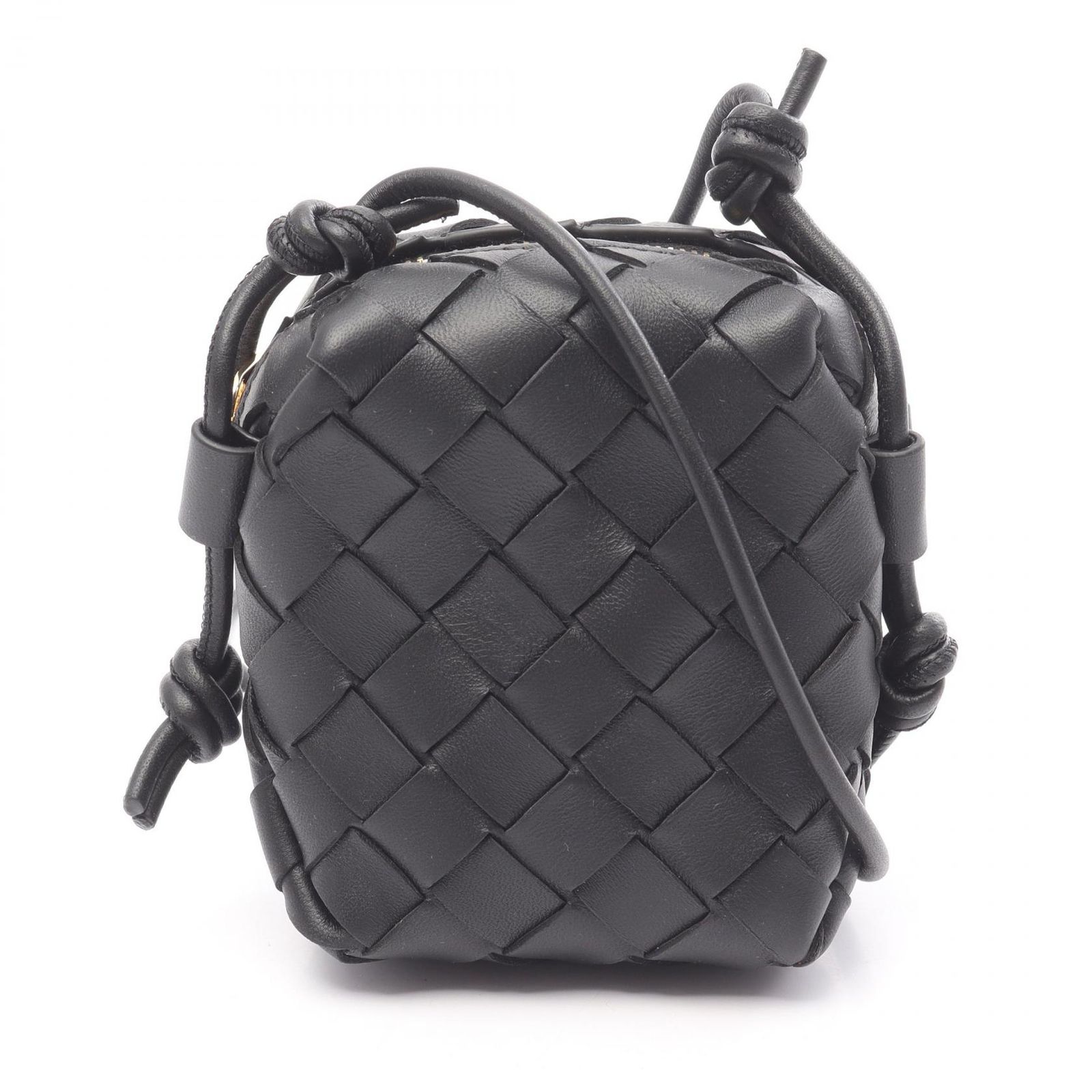 ボッテガヴェネタ BOTTEGA VENETA ショルダーバッグ イントレチャート マイクロ 805806V4W518425 ブラック レザー イントレチャート マイクロ ショルダー レディース