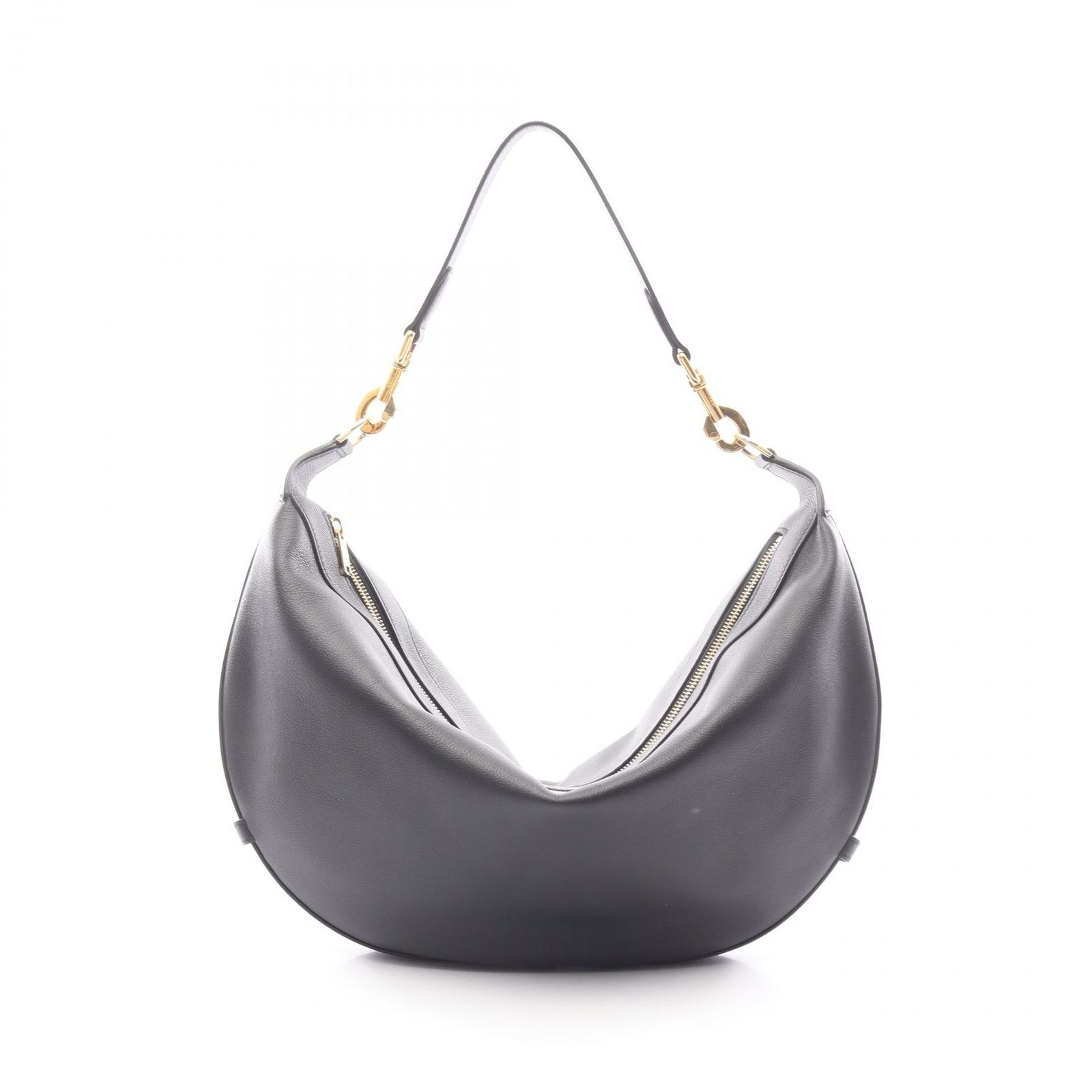 セリーヌ CELINE ショルダーバッグ ミディアム レアンドル 197263DV738NO ブラック レザー ミディアム レアンドル バッグ