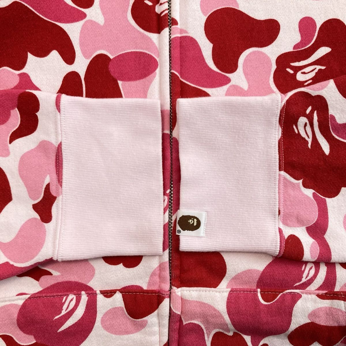☆XL☆ BAPE LOGO ABC CAMO PINK フルジップ パーカー a bathing ape ☆XL☆ BAPE LOGO ABC CAMO PINK フルジップ パーカー a bathing ape