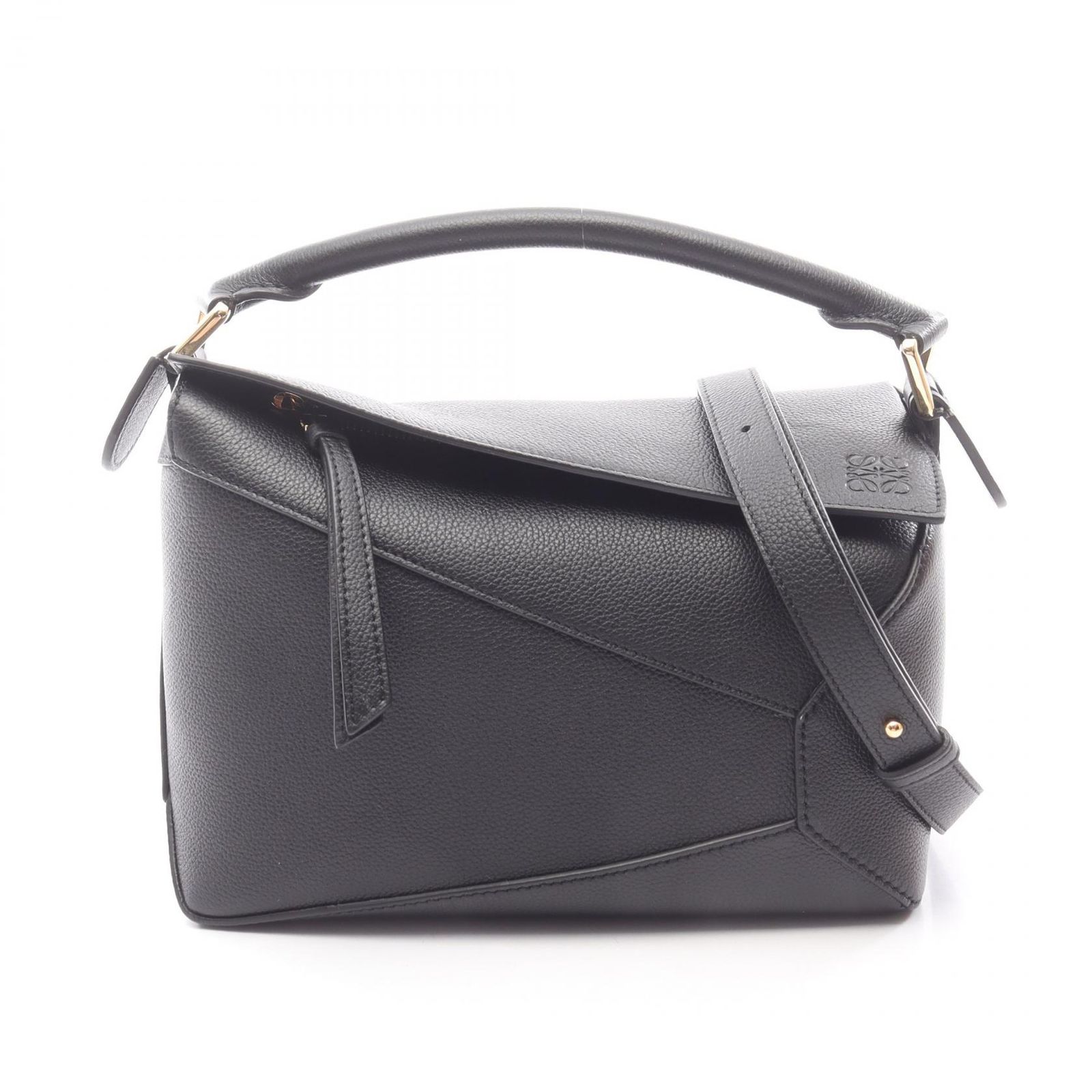 ロエベ LOEWE ハンドバッグ パズルエッジ スモール 2WAY A510P60XAW1100 ブラック レザー パズルエッジ バッグ スモール レディース 新品