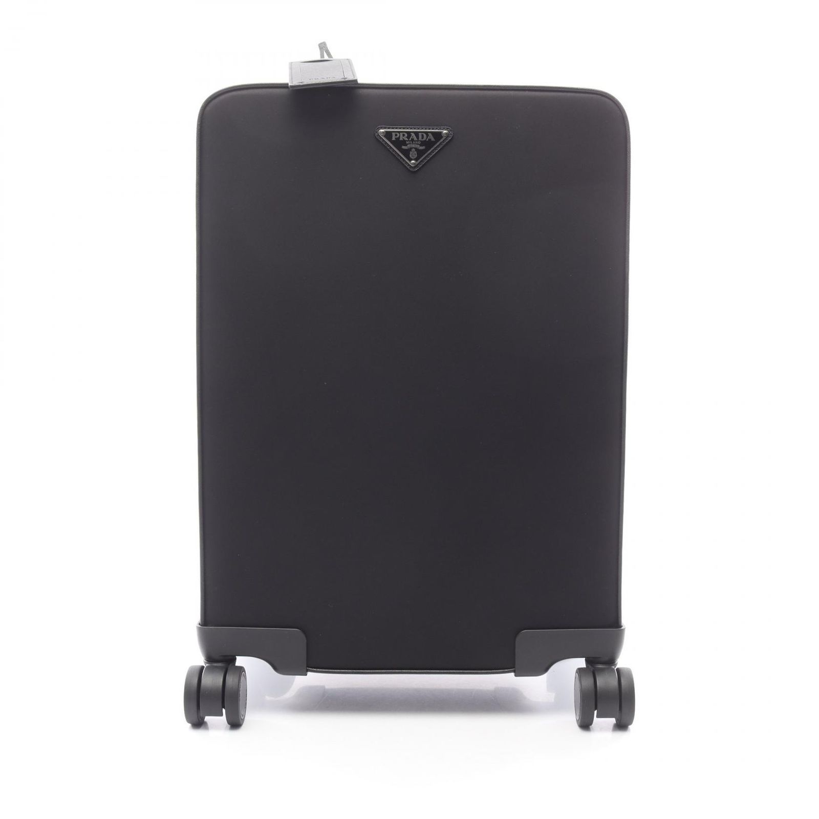 プラダ PRADA キャリーバッグ トロリー 2VQ0052DMHF0002 ブラック ナイロン サフィアーノレザー トロリー ユニセックス 新品