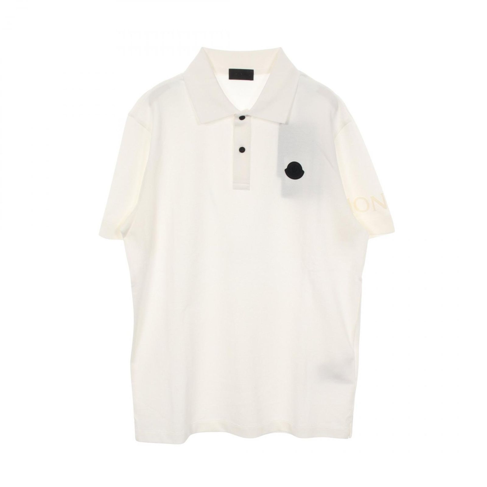 モンクレール MONCLER ポロシャツ SS POLO 8A0001989A16031L ホワイト コットン ポロシャツ メンズ 新品