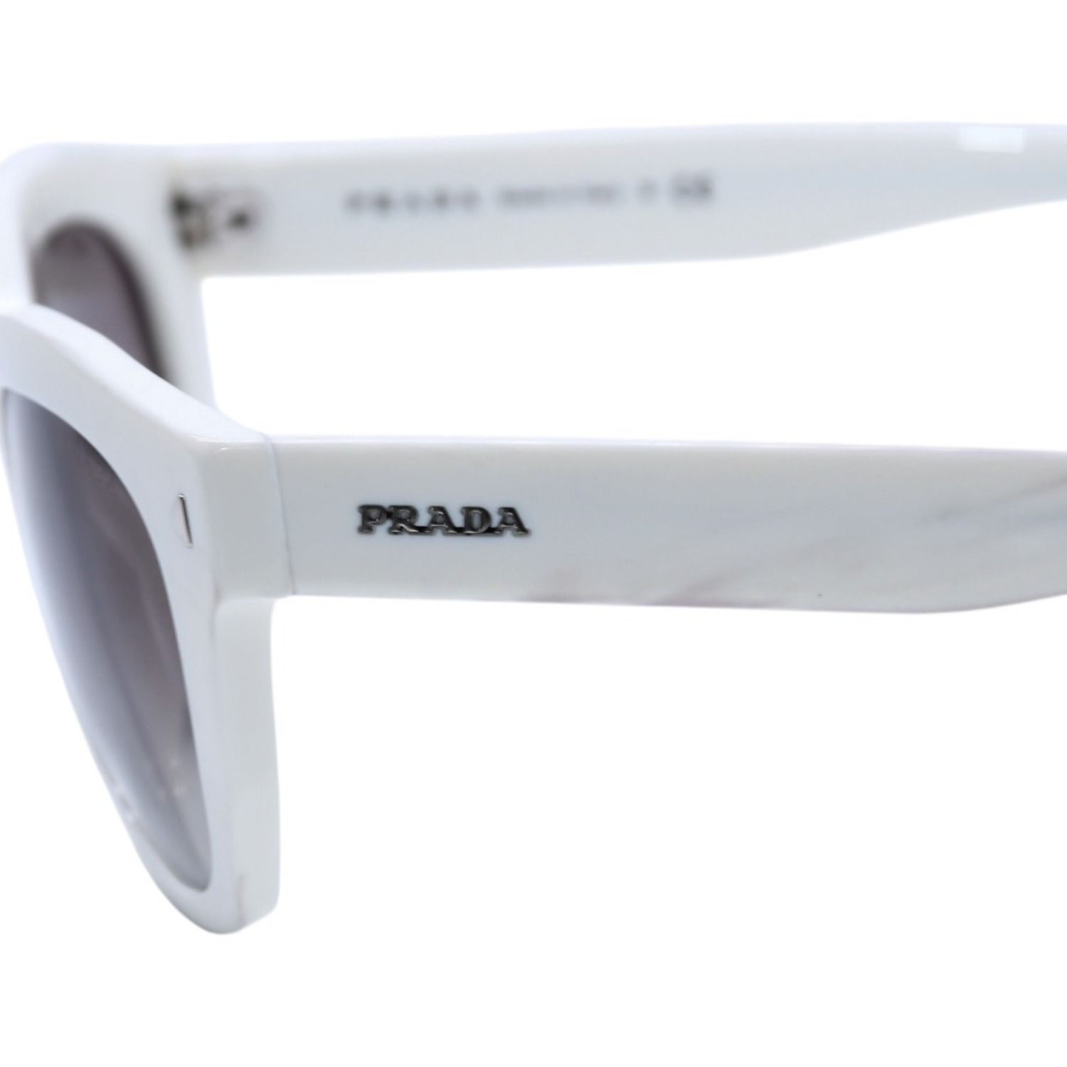 極美品 PRADA プラダ Sunglasses サングラス SPR 16V 53◻︎20 White