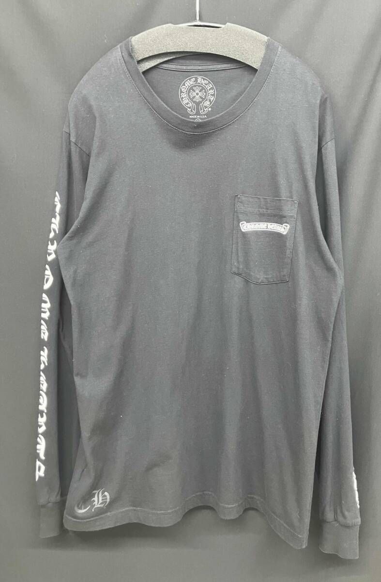 CHROME HEARTS 408129112 ロンT 034-059865 サイズL ブラック クロムハーツ