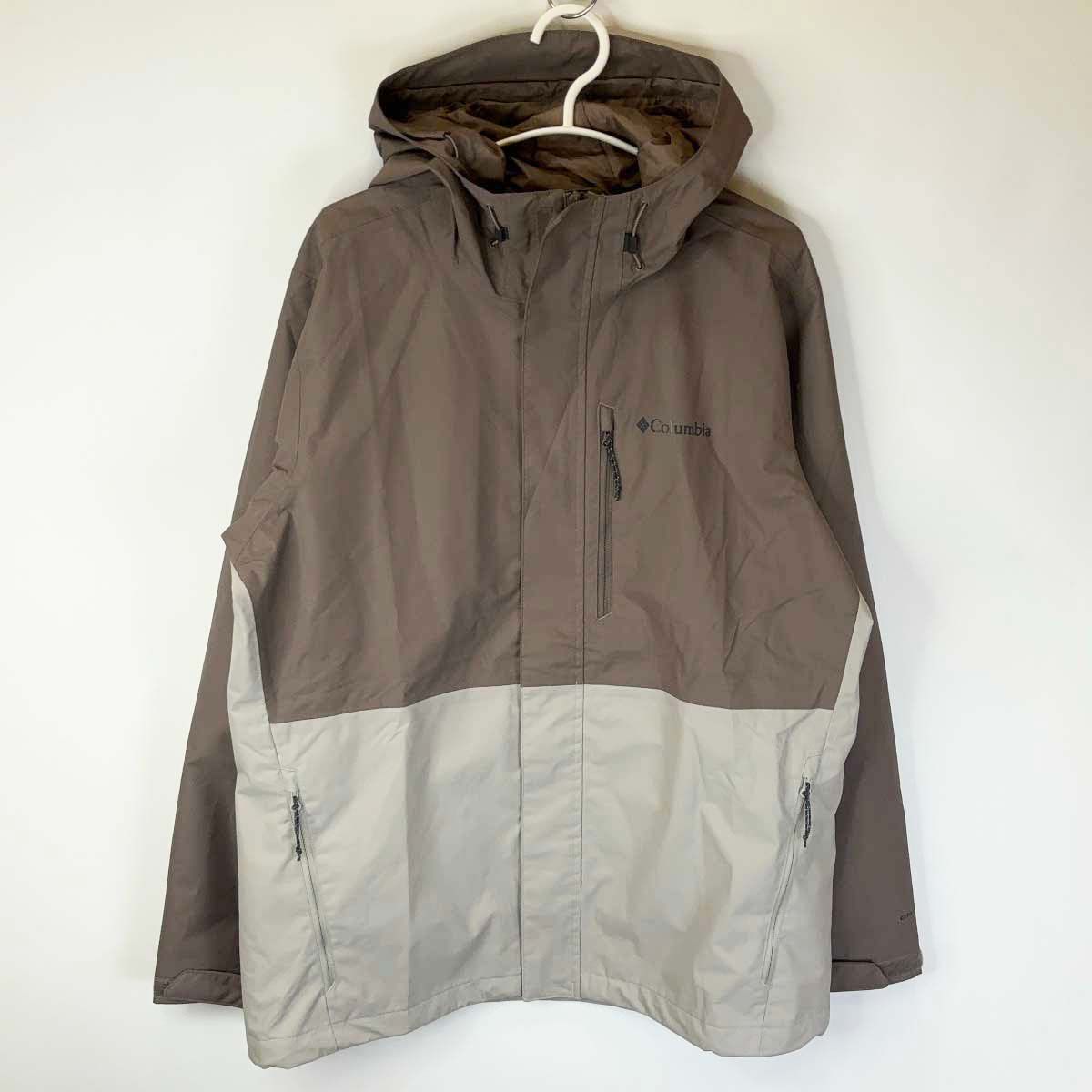 コロンビア ハイクバウンドIIジャケット XL Iron Flint Grey WE2619 メンズ COLUMBIA 防水 2Lレインジャケット メッシュ裏地 Hikebound II Jacket
