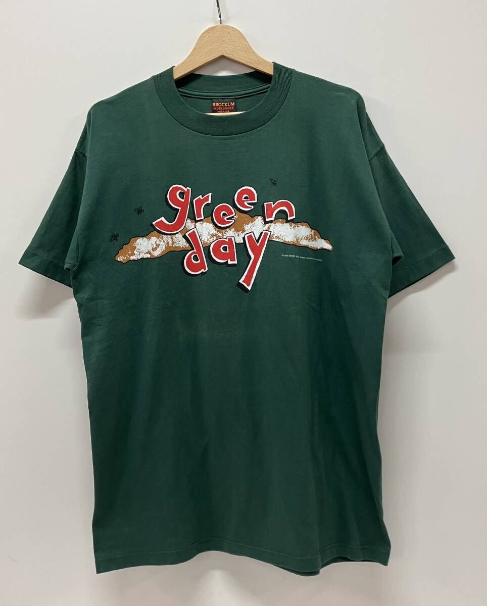 BROCKUM ブロッカム 半袖Tシャツ 90s GREEN DAY DOOKIE GREEN グリーンデイ ドゥーキー グリーン サイズL コットン100% USA製 25,410円