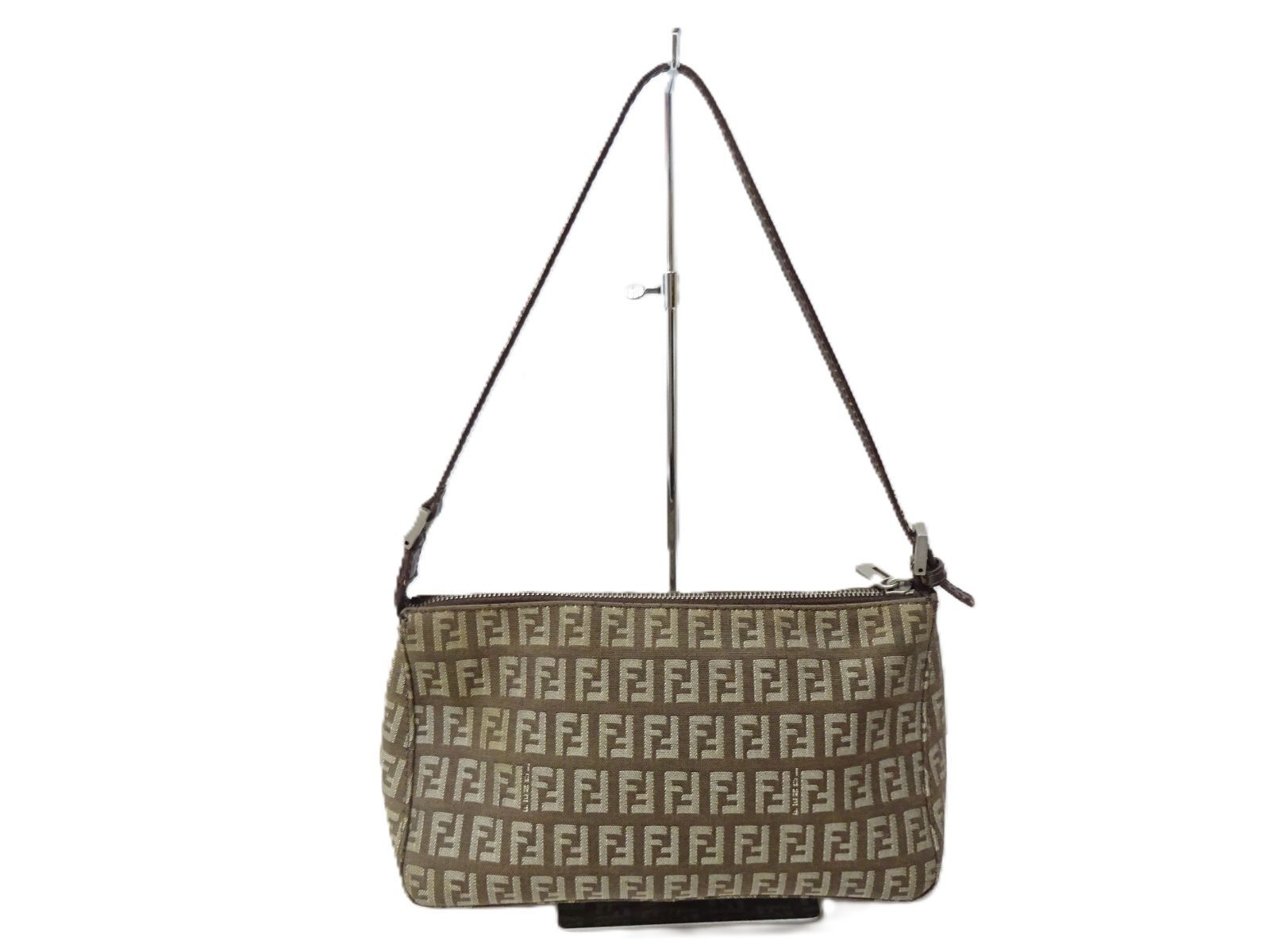 FENDI フェンディ ズッカ柄 ズッキーノ アクセサリーポーチ ミニ