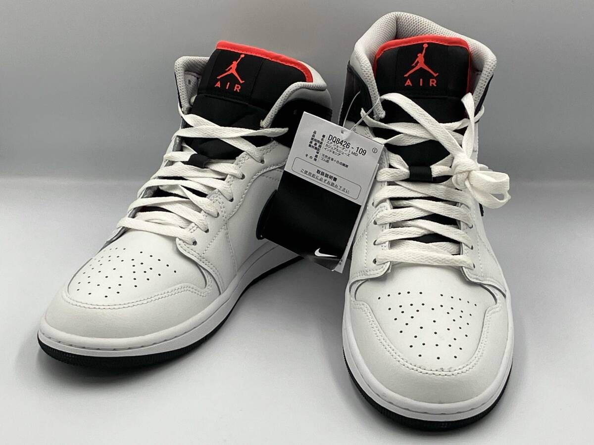 NIKE ナイキ エアジョーダン 1 MID DQ8426-109 スニーカー 27.5cm ホワイト