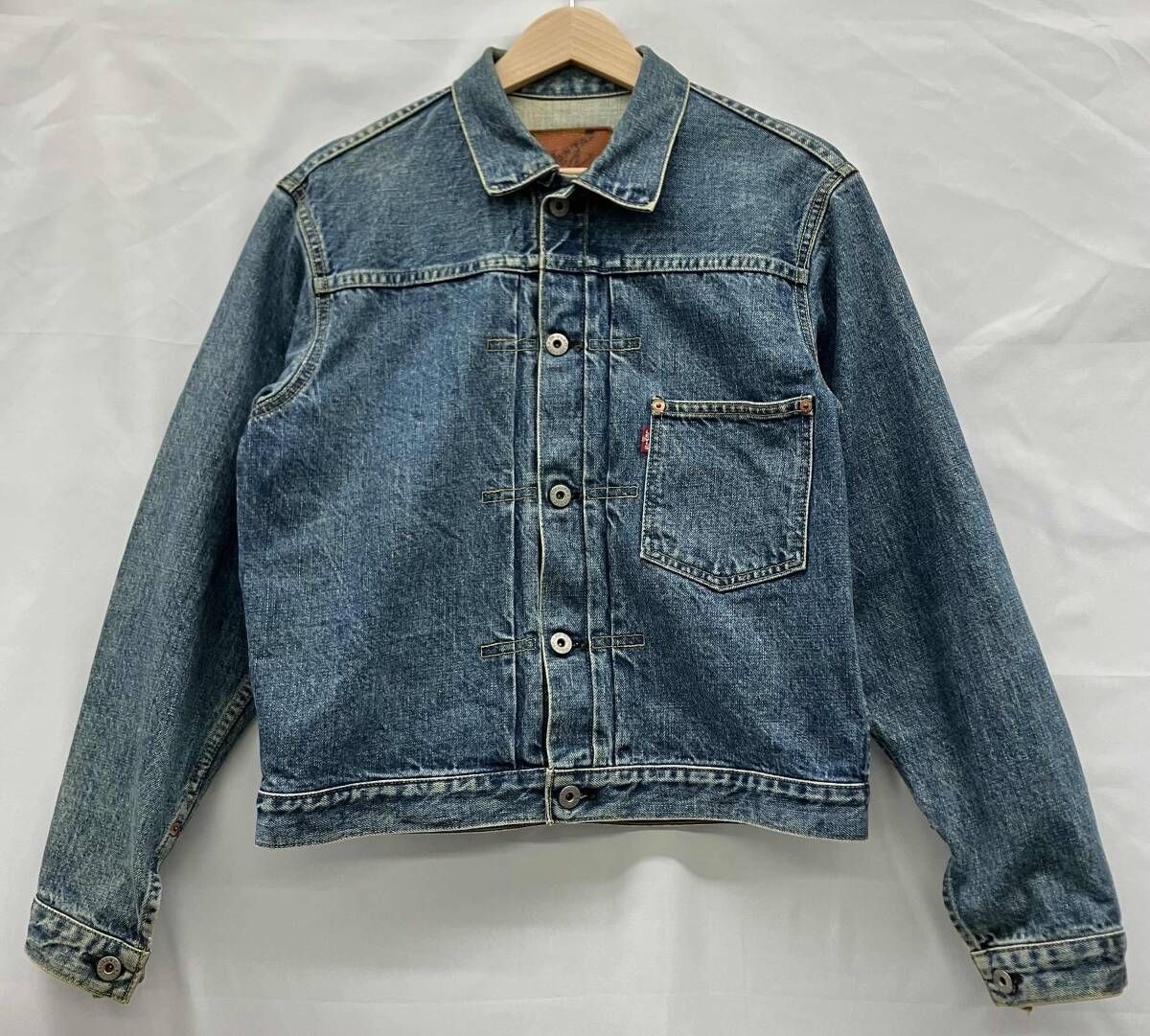 levi's リーバイス　71506 デニムジャケット　Gジャン ビッグE ボタン裏J02 日本製　ブルー サイズ38