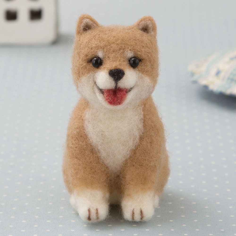 スターターキット付き 犬いぬ 手作りキット 5体セット フェルト