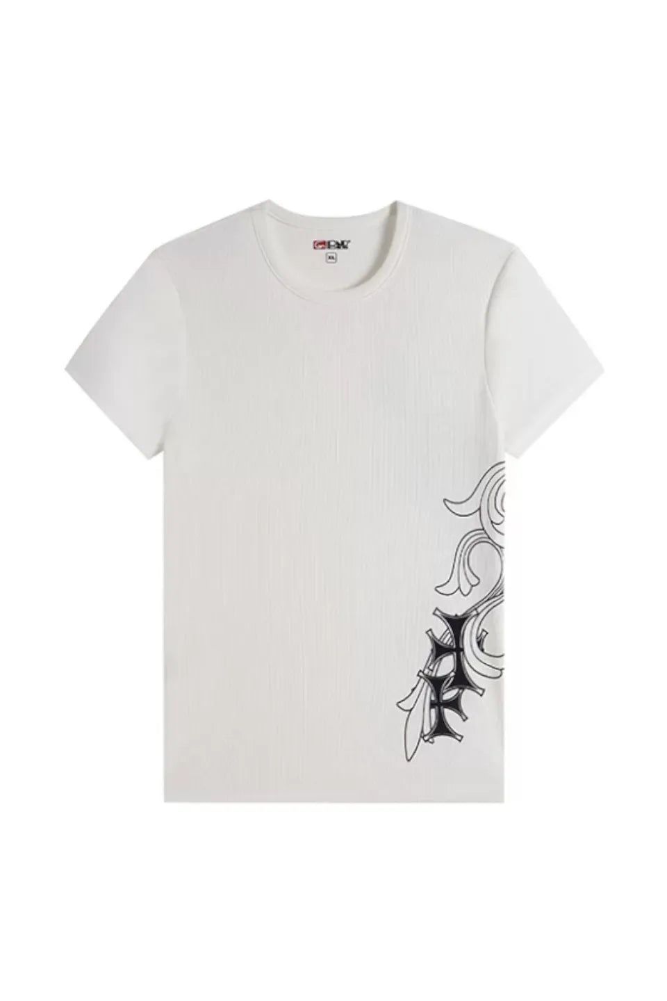 DND4DES | CROSS SIDE GRAPHIC SLIM T-SHIRT 5,390円