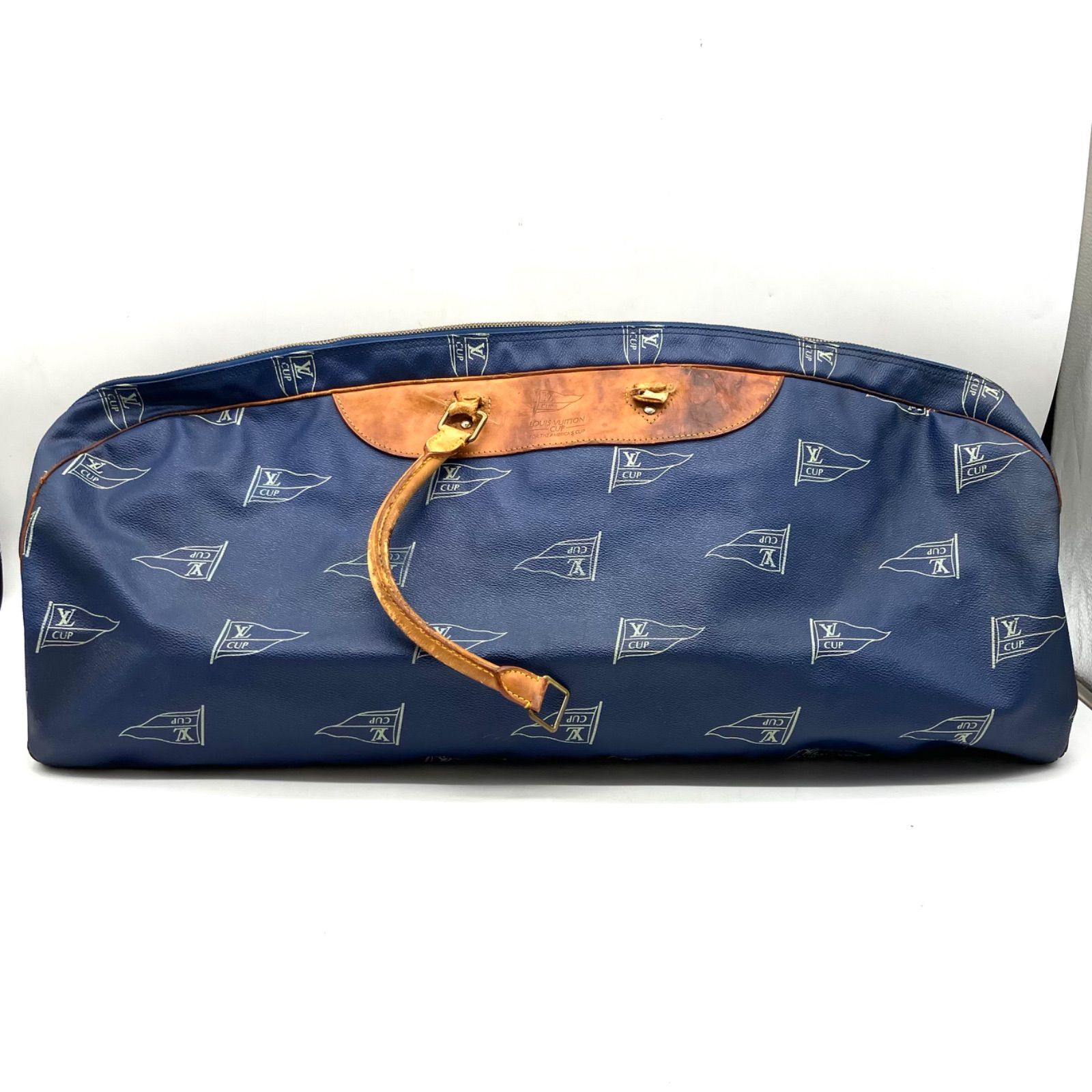 TB378【訳あり】LOUIS VUITTON ボストンバッグ ヴィトンカップ ブルー
