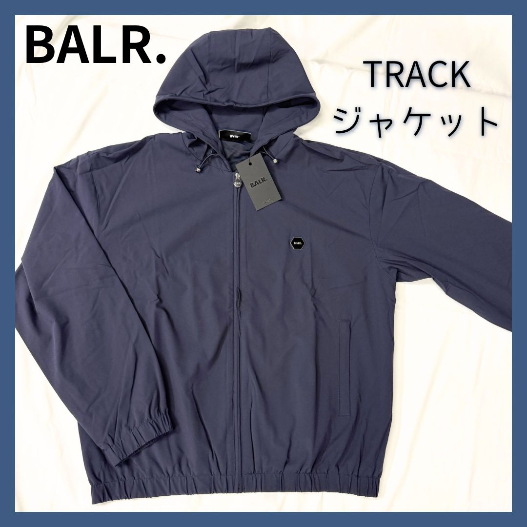 【新品タグ付】BALR. HEX-SERIES トラックジャケット L ネイビー
