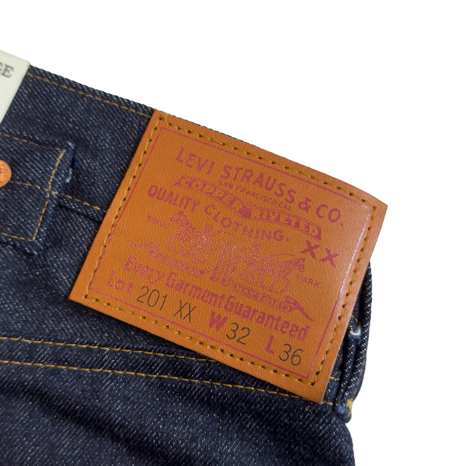 デッドストック フラッシャー付 LEVI'S リーバイス 201XX サイズW32
