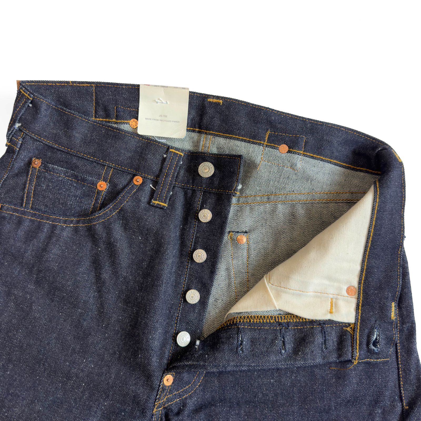 Levi’s LVC 201XX 555 バレンシア BIGE W30 L36 デッドストック フラッシャー付 LEVI'S リーバイス 201XX サイズW32