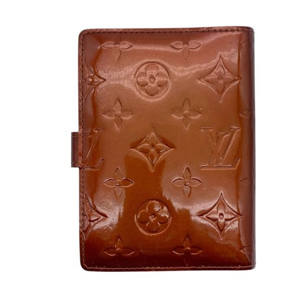 ○ ルイヴィトン LOUIS VUITTON モノグラム・ヴェルニ アジェンダ PM