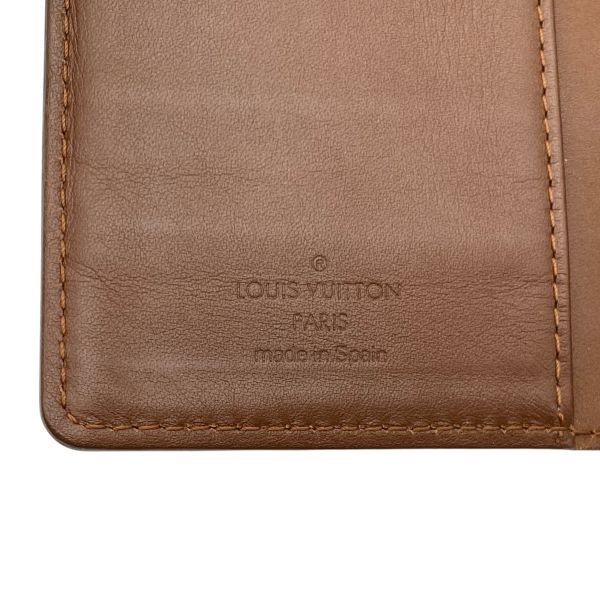 ○ ルイヴィトン LOUIS VUITTON モノグラム・ヴェルニ アジェンダ PM