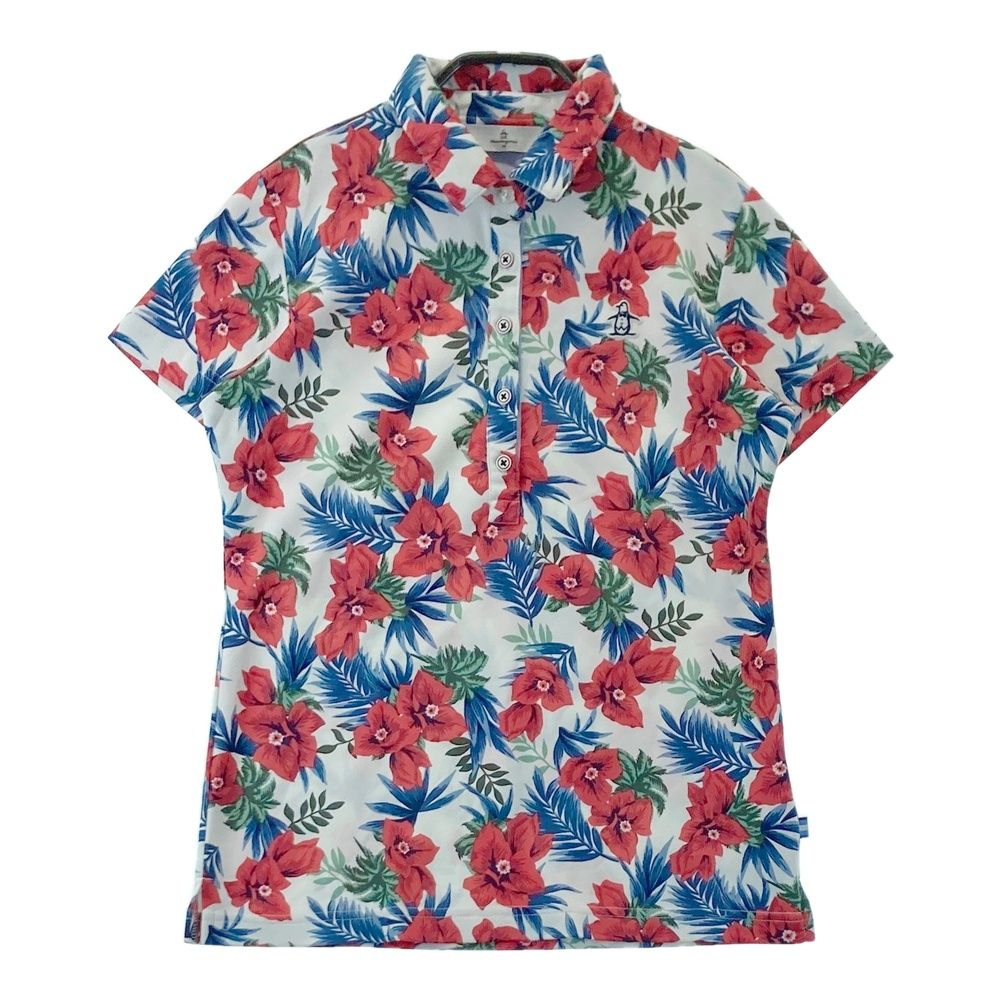 サイズ：M MUNSING WEAR マンシングウェア 半袖ポロシャツ 花柄 レッド系 [240101679652] ゴルフウェア レディース ストスト 5,280円