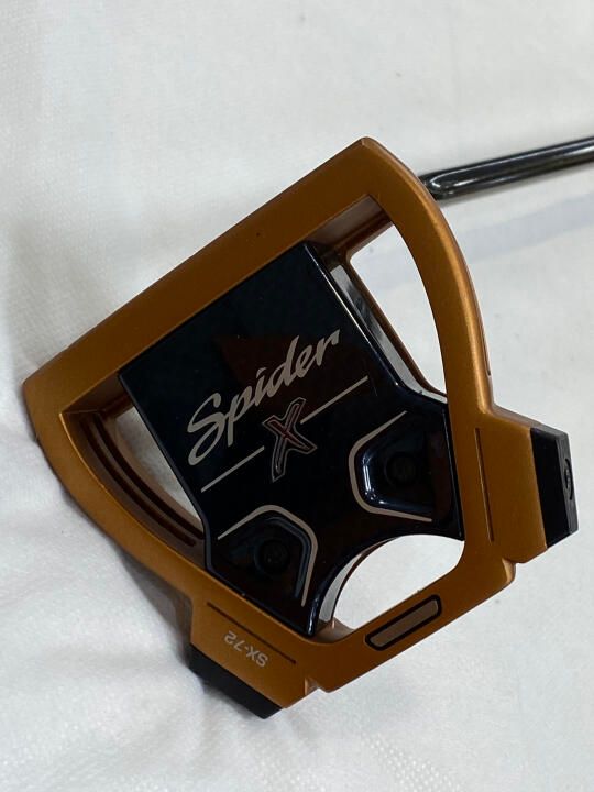 テーラーメイド　Spider X COPPER/WHITE SINGLE BEND　パター　中古　ゴルフドゥ！倉敷笹沖店【最短即日発送】