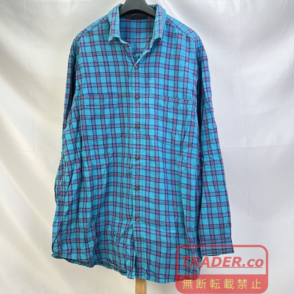 01w-6633 パタゴニア patagonia 長袖チェックシャツ 90s 長袖シャツ