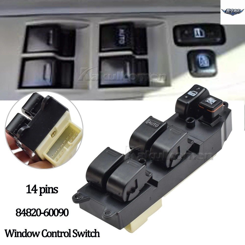 トヨタ アバロン カローラ カムリ エコー 4ランナー 1997-2005年式 パワーウィンドウ マスタースイッチ ガラスリフター コントロールボタン