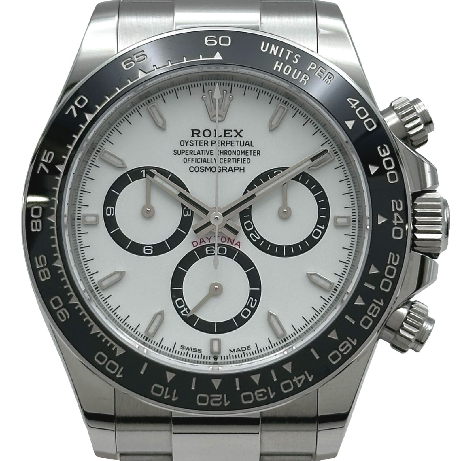 ロレックス ROLEX デイトナ 126500N ホワイト ステンレススチール 自動巻き メンズ 腕時計