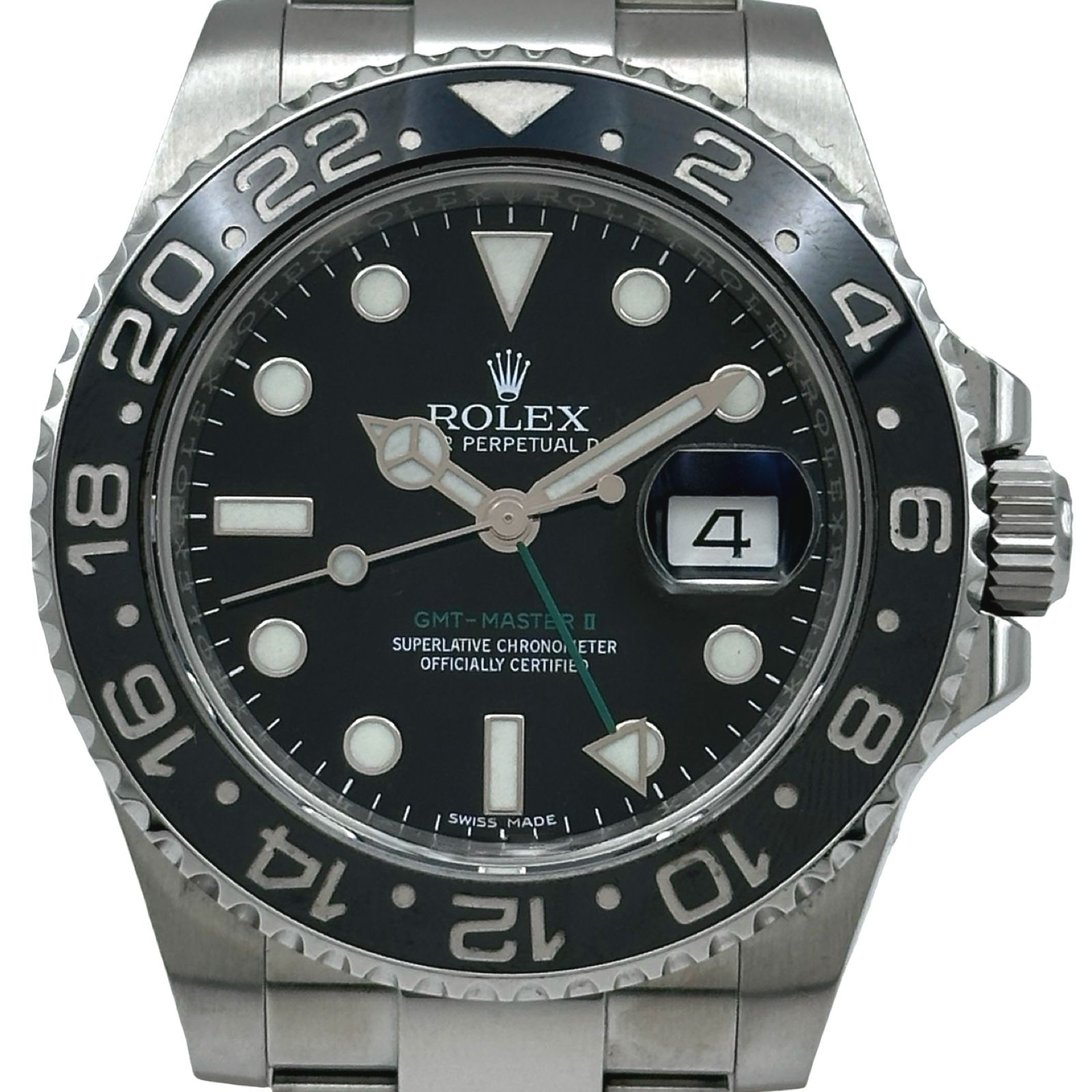 ロレックス ROLEX GMTマスター2 116710LN ブラック ステンレススチール 自動巻き メンズ 腕時計