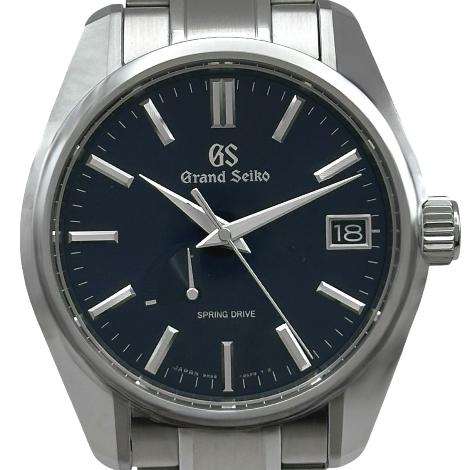 グランドセイコー Grand Seiko ヘリテージコレクション スプリングドライブ SBGA375(9R65-0CV0) ブラック ステンレススチール 自動巻き メンズ 腕時計