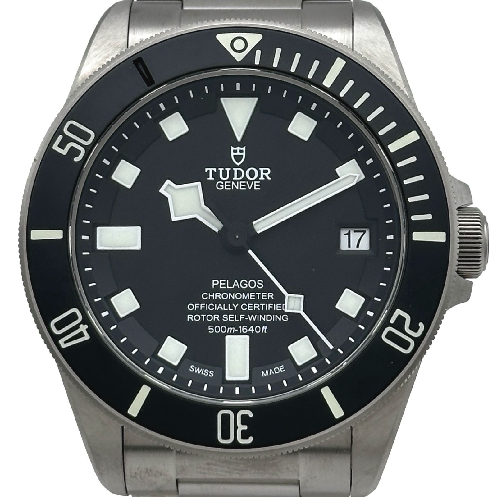 チューダー/チュードル TUDOR ペラゴス 25600TN ブラック ステンレススチール 自動巻き メンズ 腕時計