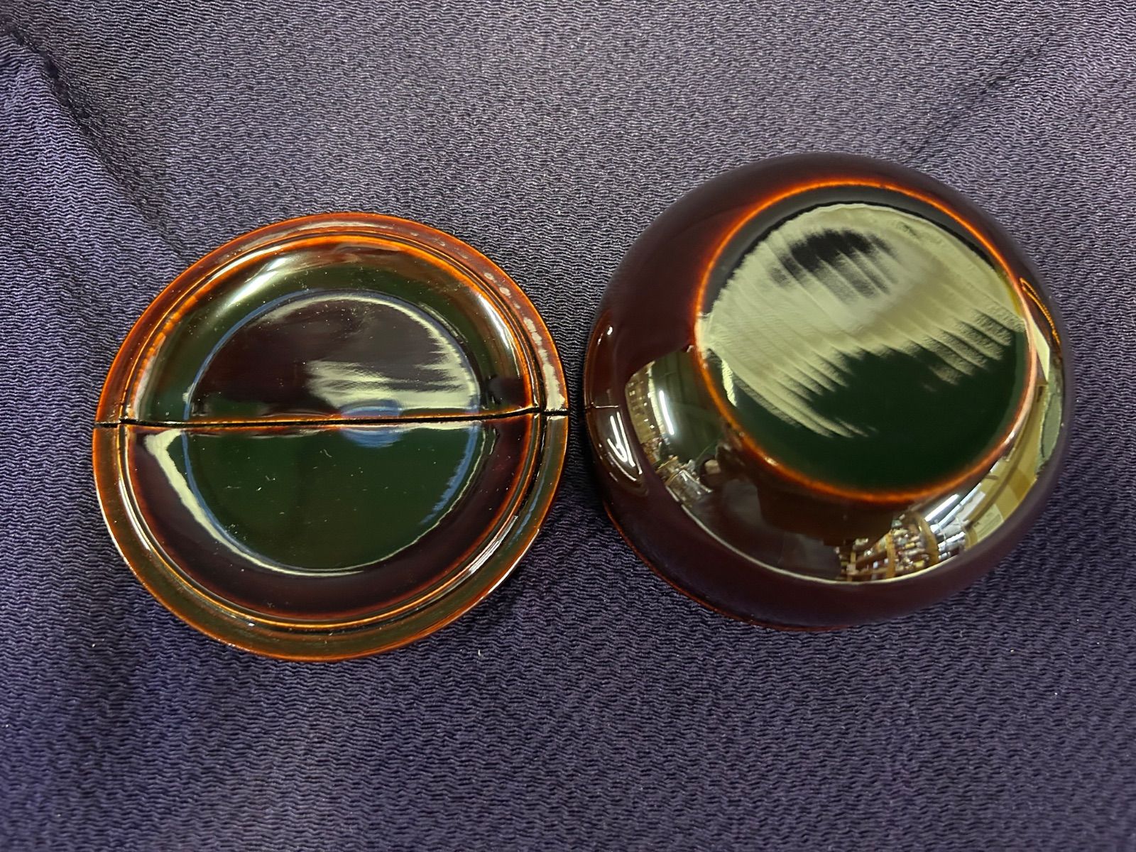 中村宗悦 老松 茶入 珠光緞子 共箱 茶器 茶道具 - メルカリ