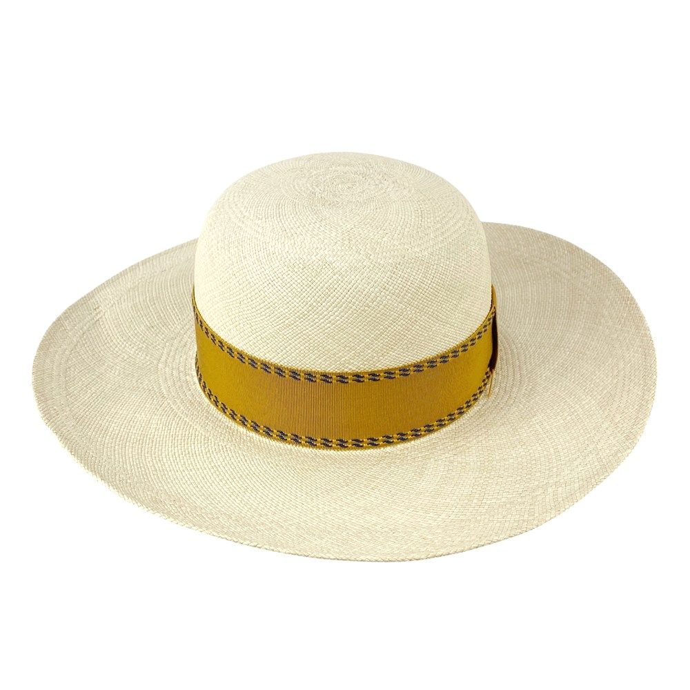 エルメス □美品□ 麦わら 帽子 ハット ストロー わら イエロー