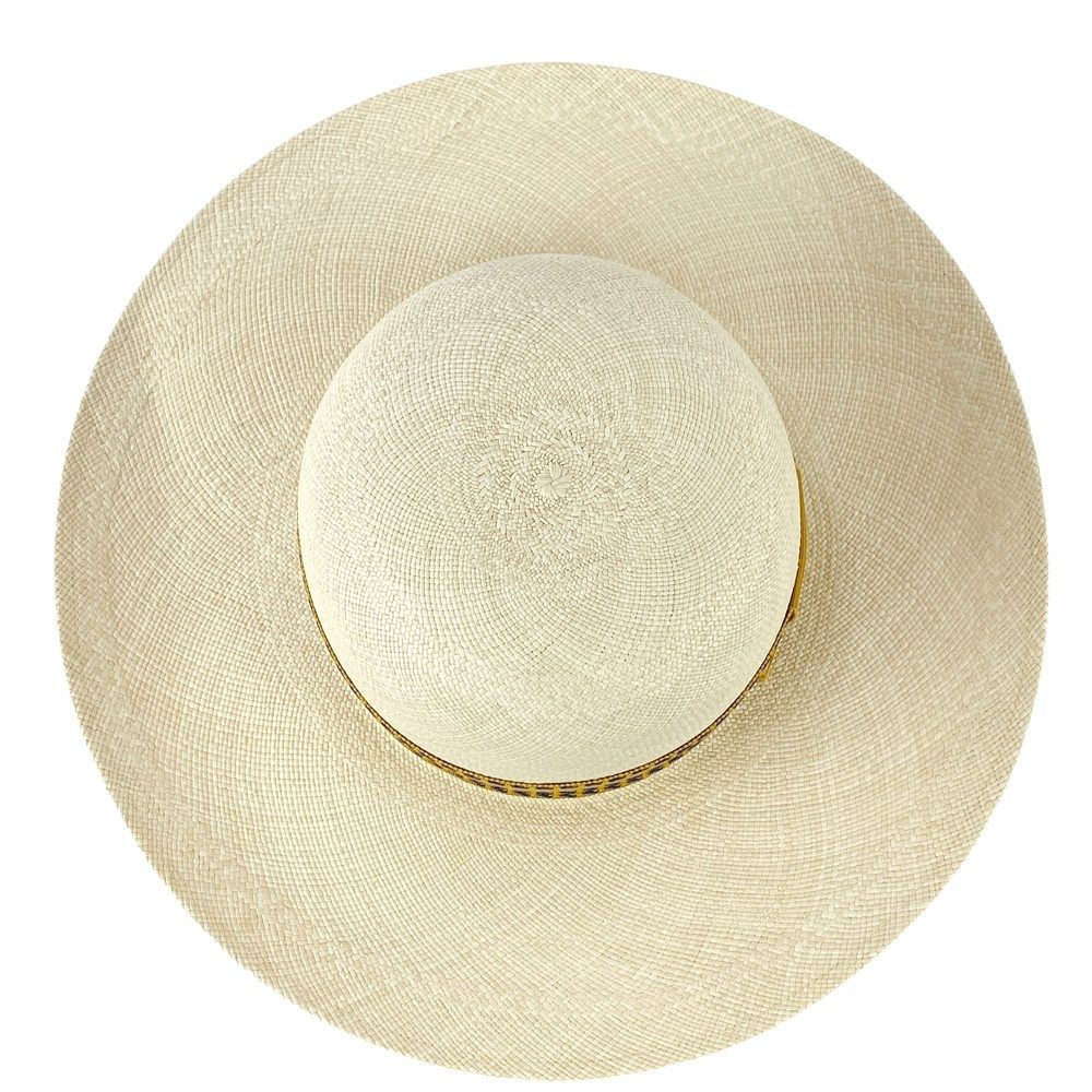 エルメス □美品□ 麦わら 帽子 ハット ストロー わら イエロー