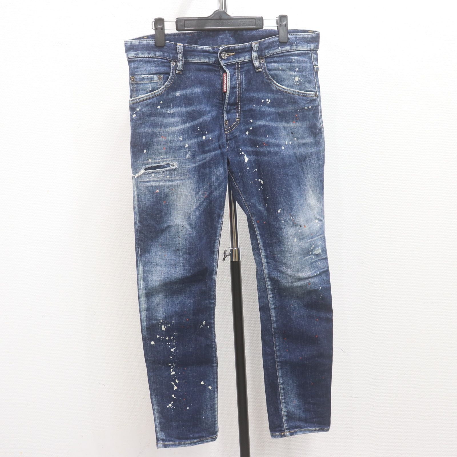 ITFCO04V325S DSQUARED2 ディースクエアード スケーター ジーンズ デニム パンツ ボトムス S74LB1660 S30664 レディース ブルー 青 サイズ44