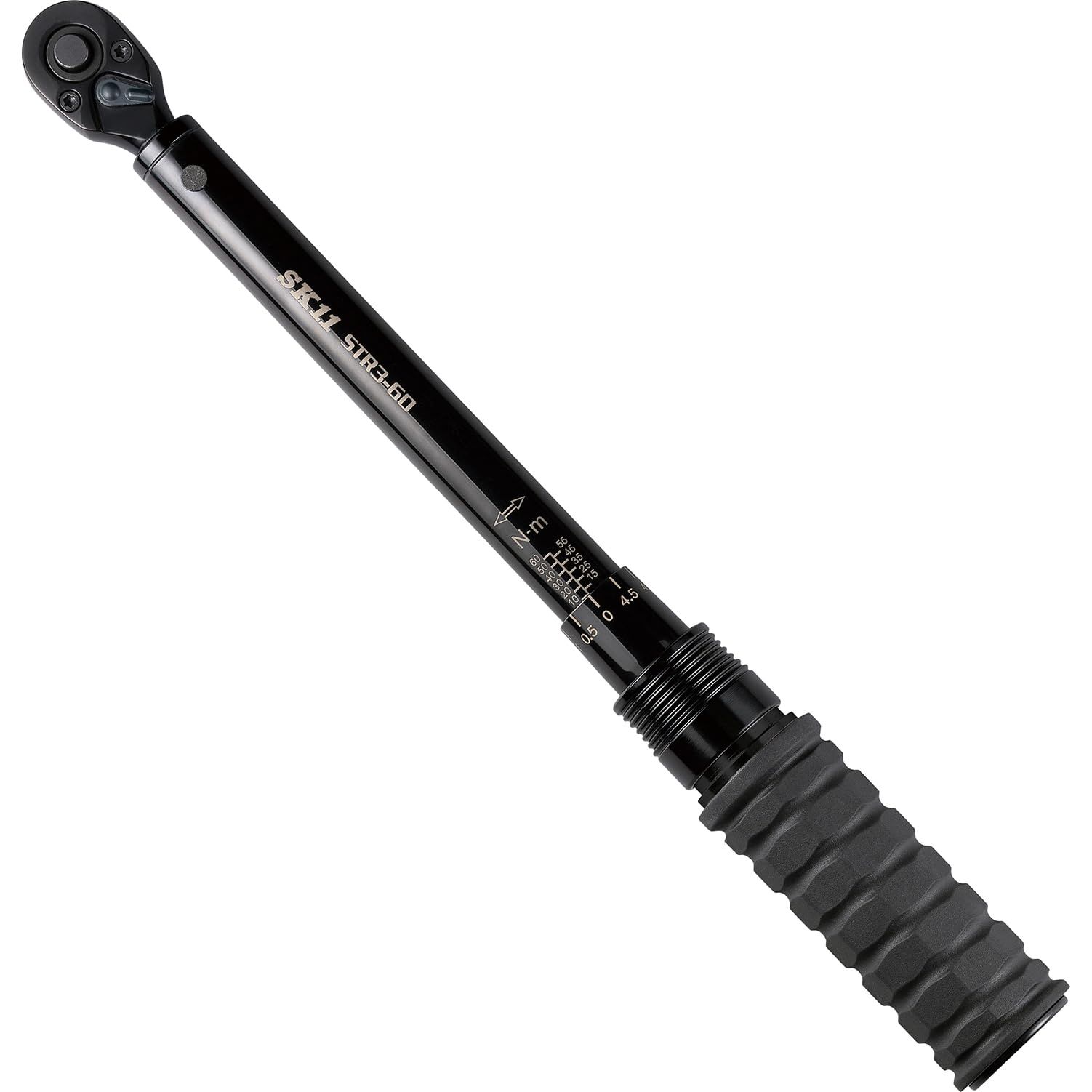 SK11(エスケー11) プレセット型トルクレンチ 差込角9.5mm 10~60N・m STR3-60 左右両回転対応 ボルトナットの締め付け ケース付き shu
