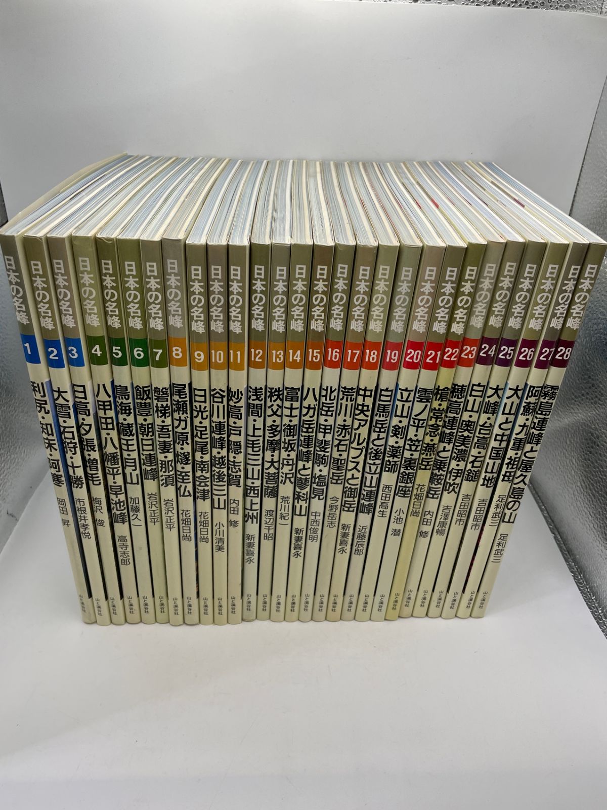 全28巻セット】 日本の名峰 1～28巻 山と渓谷社 2605Sta24 - メルカリ