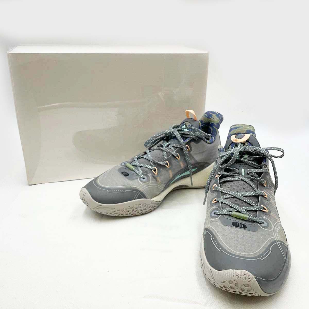 リーニン Yushuai 14 Low Veterans 李寧 馭帥14 Low ベテラン バスケットボール シューズ バッシュ 28cm ABAR123-26C メンズ LI-NING