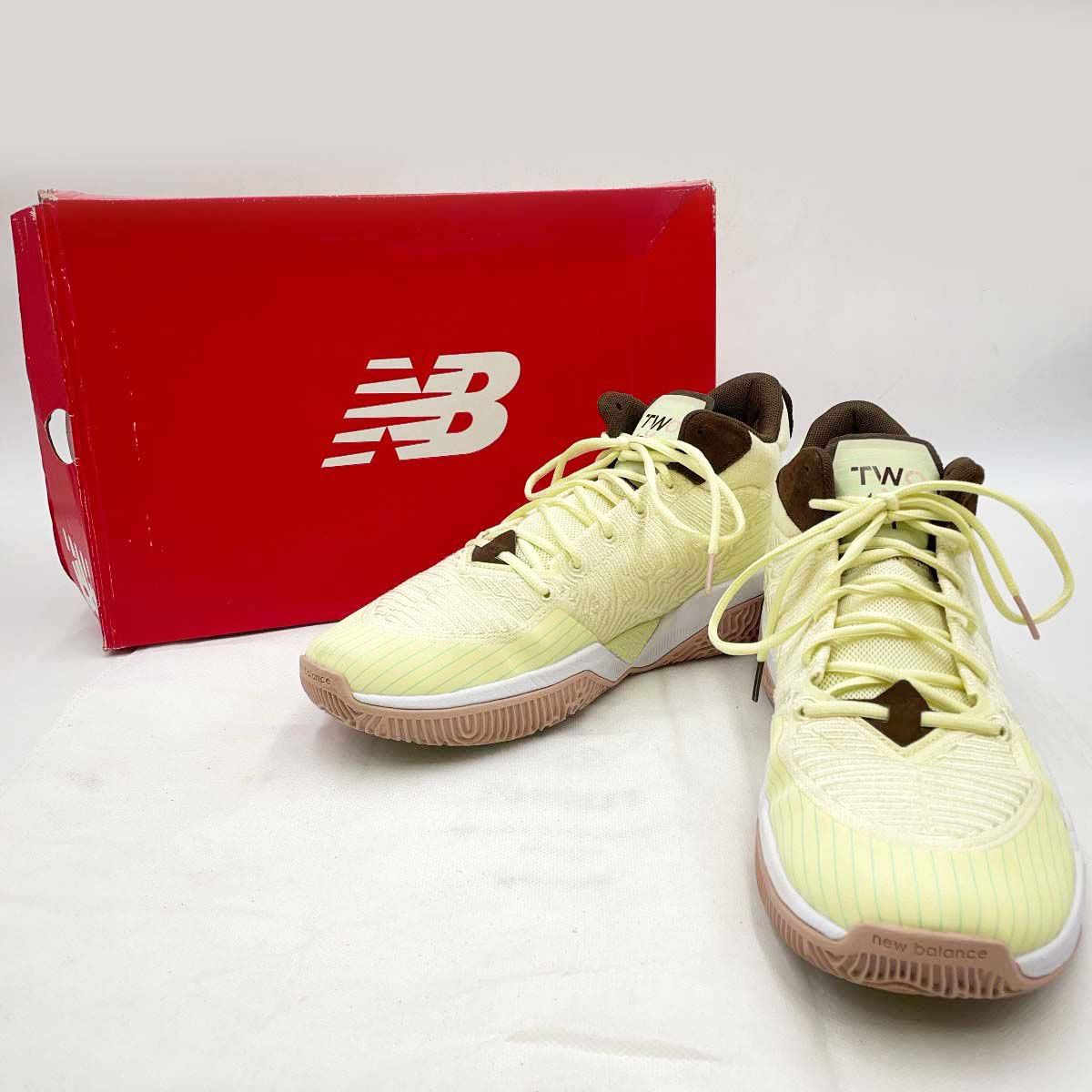 ニューバランス Two Way Wxy バスケットボール シューズ バッシュ 29.5cm Yellow Pink BB2WXYFB メンズ NEW BALANCE