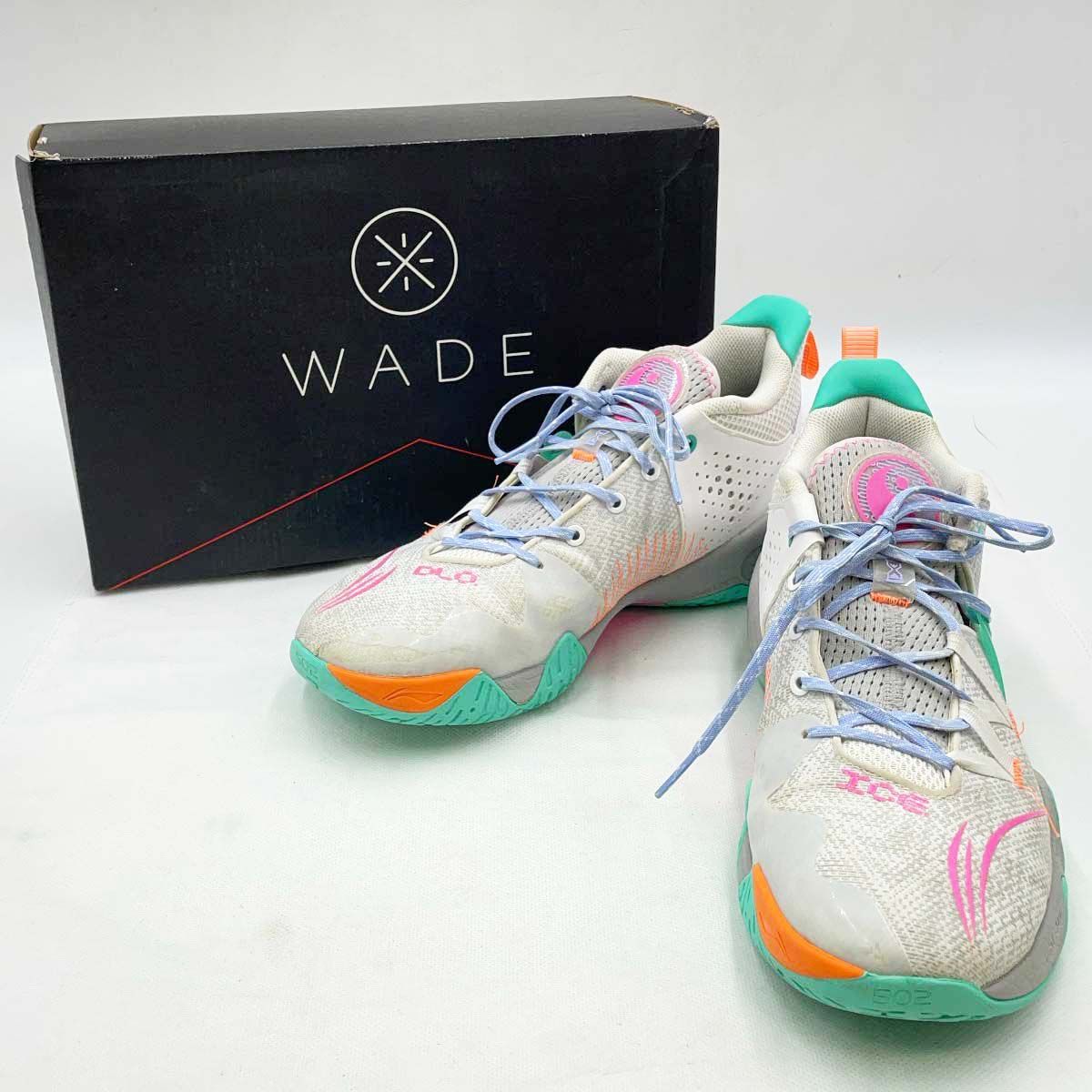 リーニン DLO ICE ウェイド DLO アイス バスケットボール シューズ バッシュ 28cm ABPS007-1C メンズ LI-NING