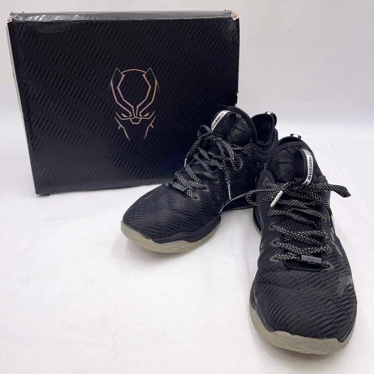 ANTA アンタ KT3 Low x Marvel Black Panther バスケットボール シューズ バッシュ US11 11811101-1