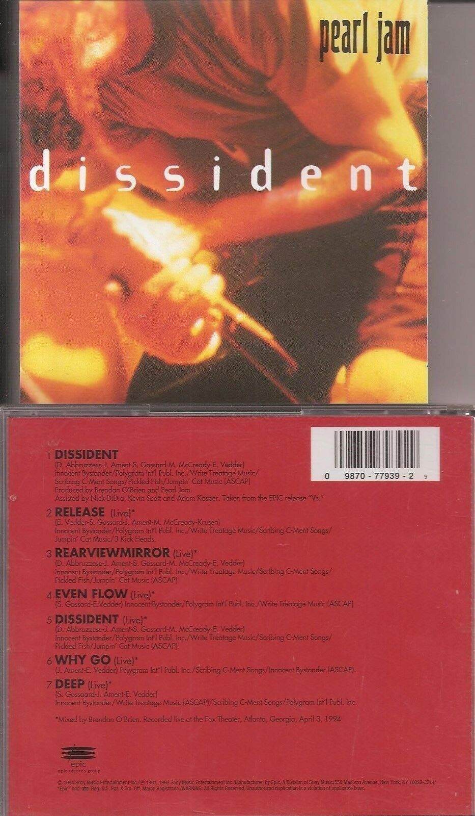 【CD】Dissident