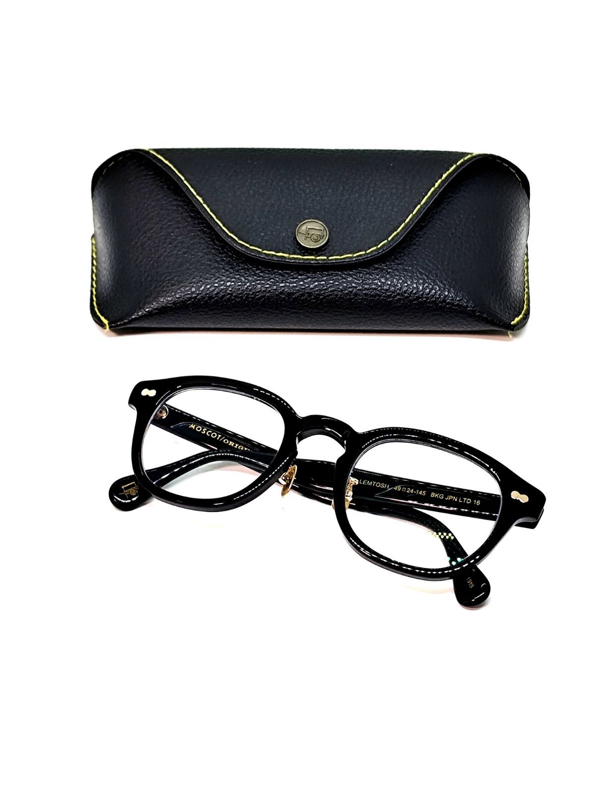 MOSCOT モスコット LEMTOSH レムトッシュ 度入りメガネ フレームケース付中古品(47)