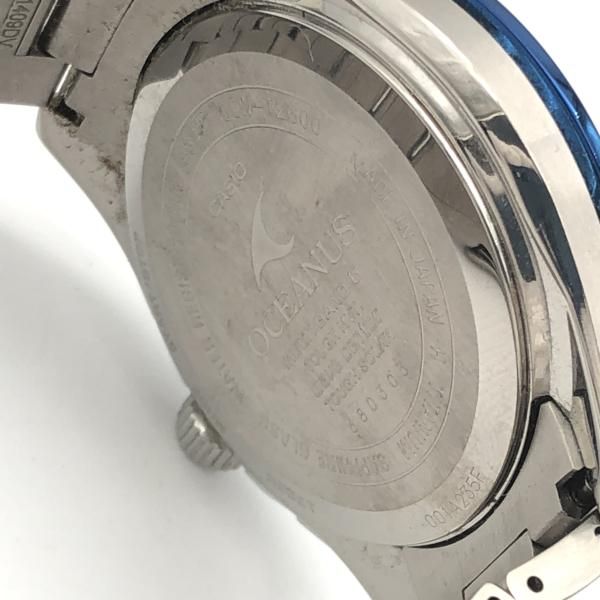 中古】CASIO OCEANUS OCW-T2600 腕時計 シルバー ブラック ブルー
