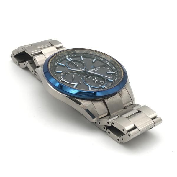 中古】CASIO OCEANUS OCW-T2600 腕時計 シルバー ブラック ブルー